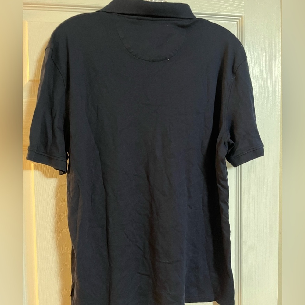CALVIN KLEIN Classic Dark Blue Polo Shirt - Picture 2 of 2